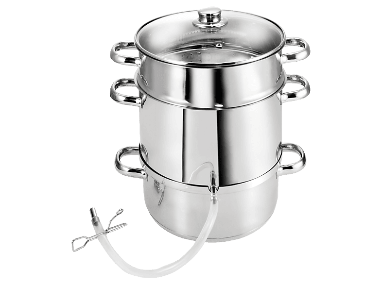 Nik. Schmitt Edelstahl-Dampfentsafter, 8 l