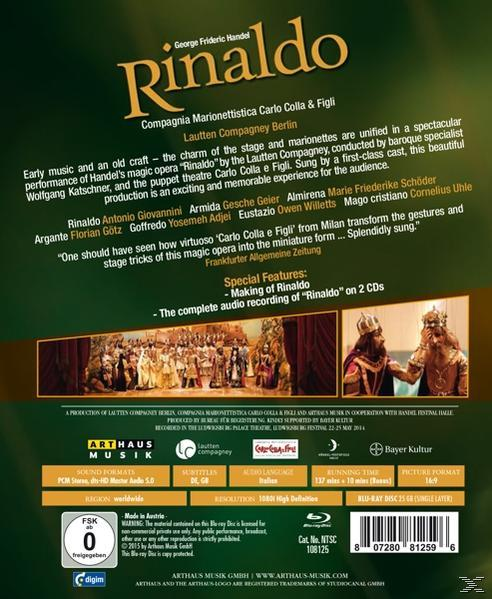 Rinaldo (Blu-ray - VARIOUS - + CD)