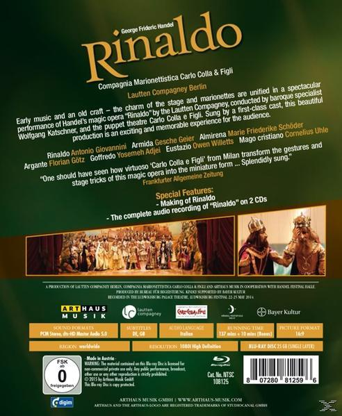 VARIOUS - Rinaldo  - (Blu-ray + CD)
