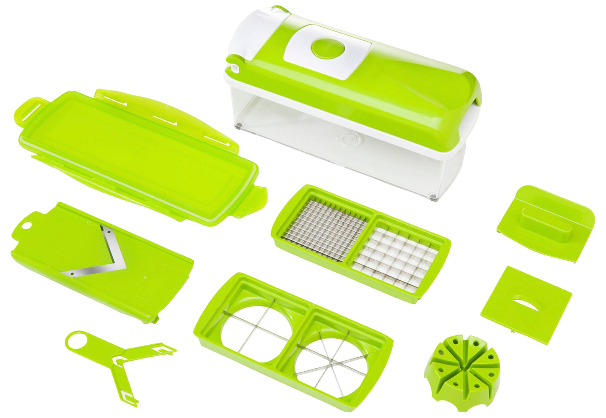 GENIUS 33543 Nicer Dicer Plus 10-tlg. Hobel-Set