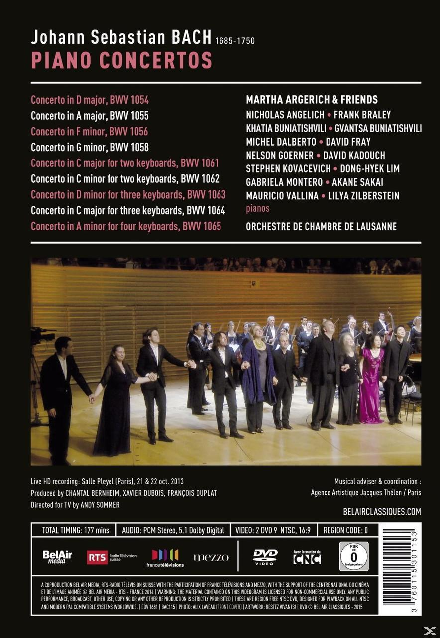 Lausanne, Orchestre Argerich, Klavierkonzerte Martha Chambre - De De VARIOUS Gvantsa - (DVD)