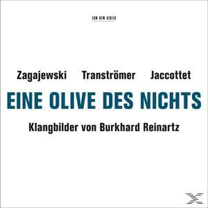 Albumcover: Eine Olive Des Nichts. Text auf weißem Hintergrund.