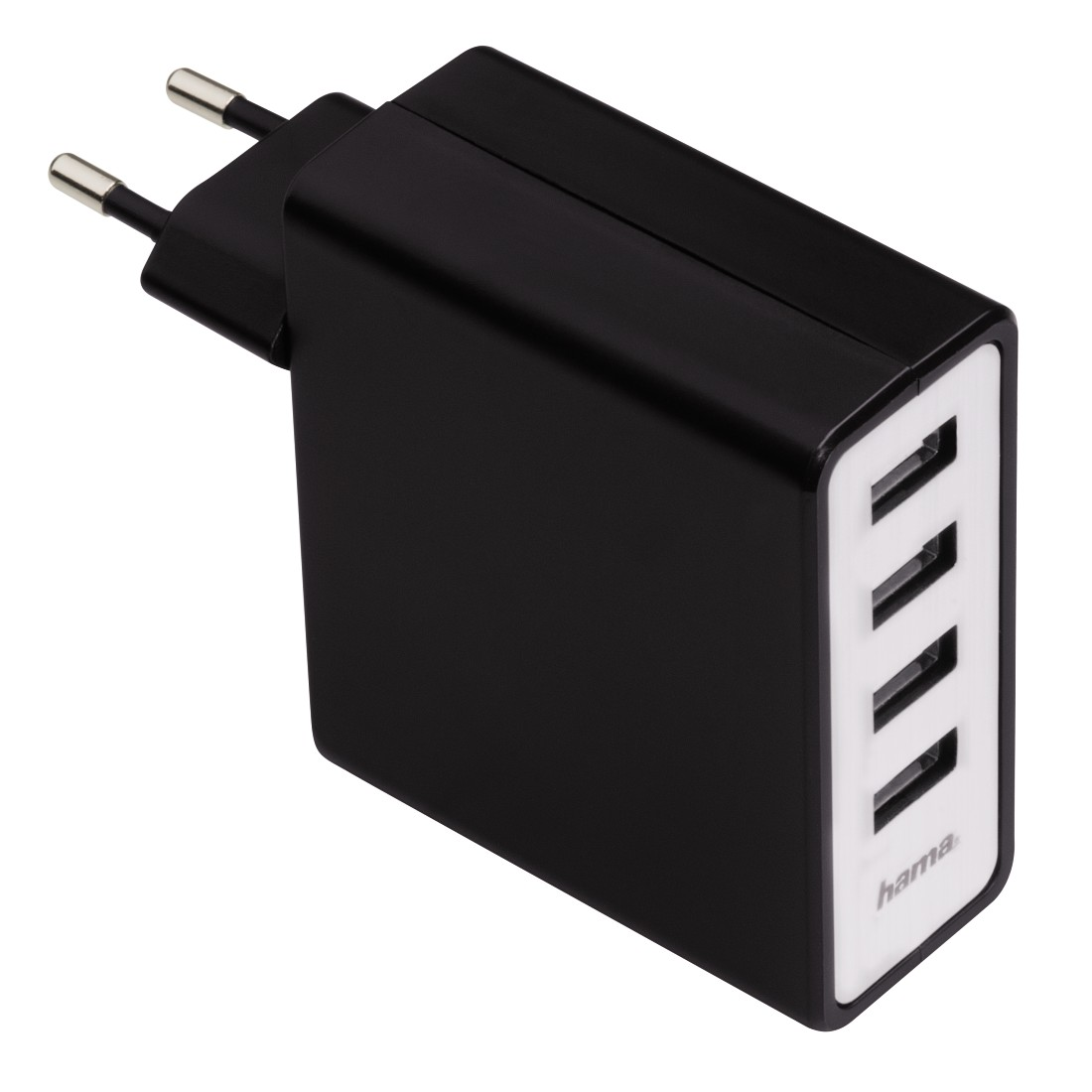HAMA USB-Ladegerät Auto-Detect, Schwarz