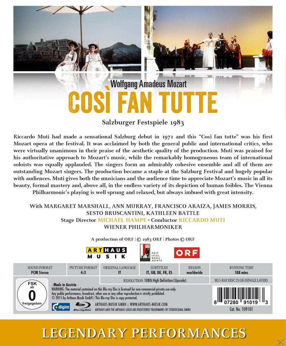 VARIOUS - Cosi Fan Tutte  - (Blu-ray)