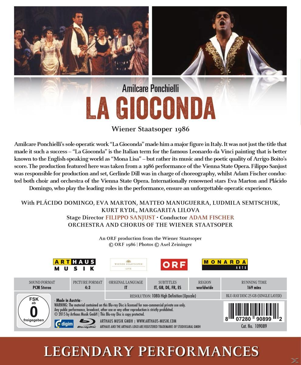 Domingo/Marton/Manuguerra/Semtschuk/Fischer/+ - La Gioconda  - (Blu-ray)