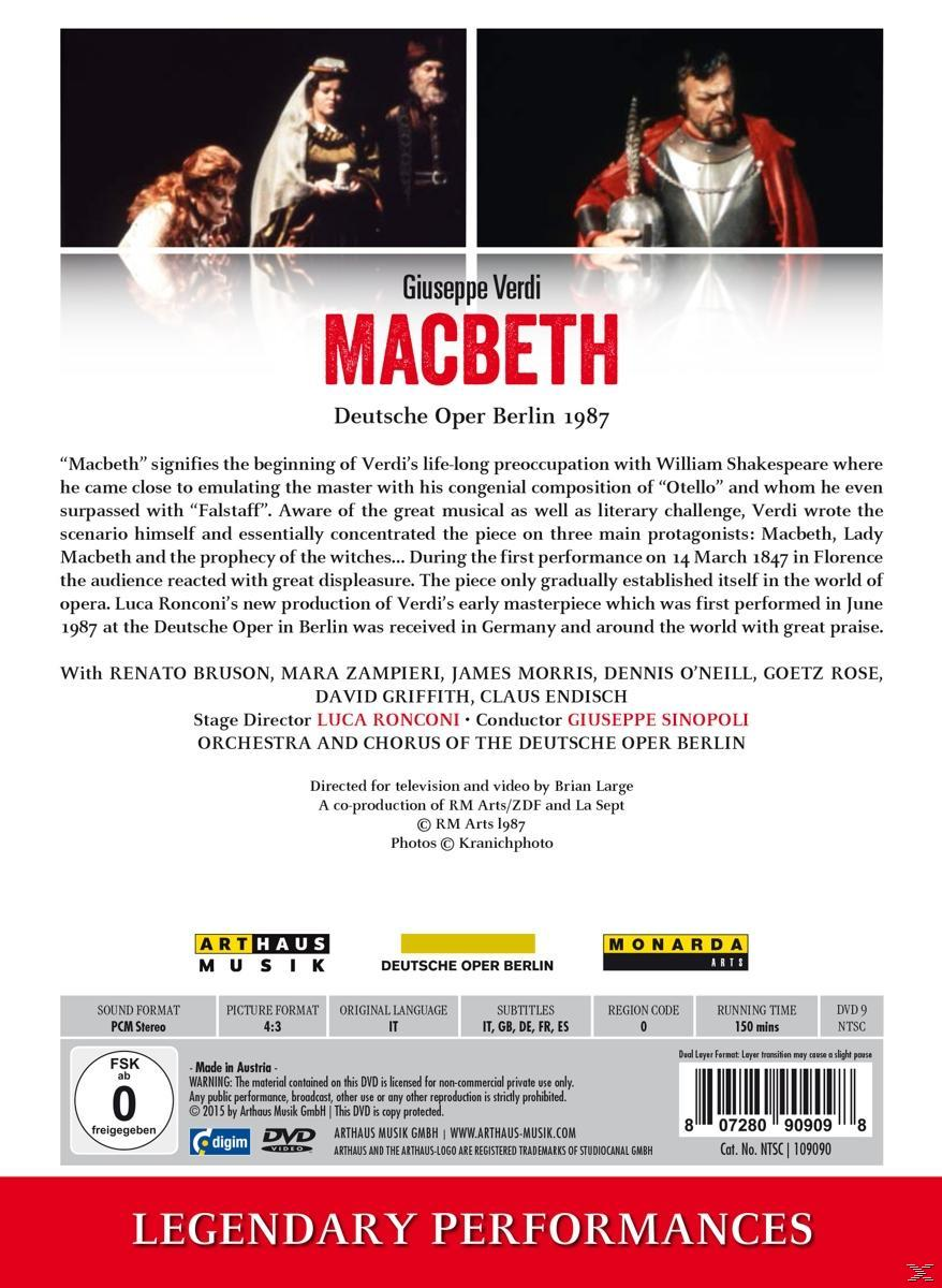 Mara Zampieri, James O\'neill, Oper Orchester - (DVD) Der Deutschen Dennis Berlin, - Morris, Renato Macbeth Bruson
