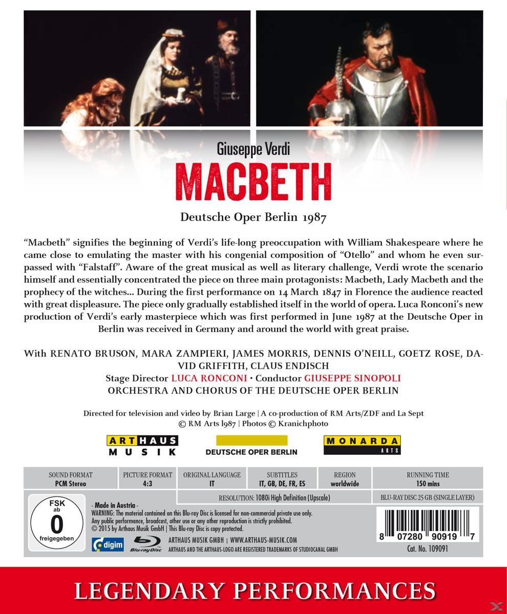 Bruson/Zampieri/Morris/O'Neil/Sinopoli/+ - Macbeth  - (Blu-ray)