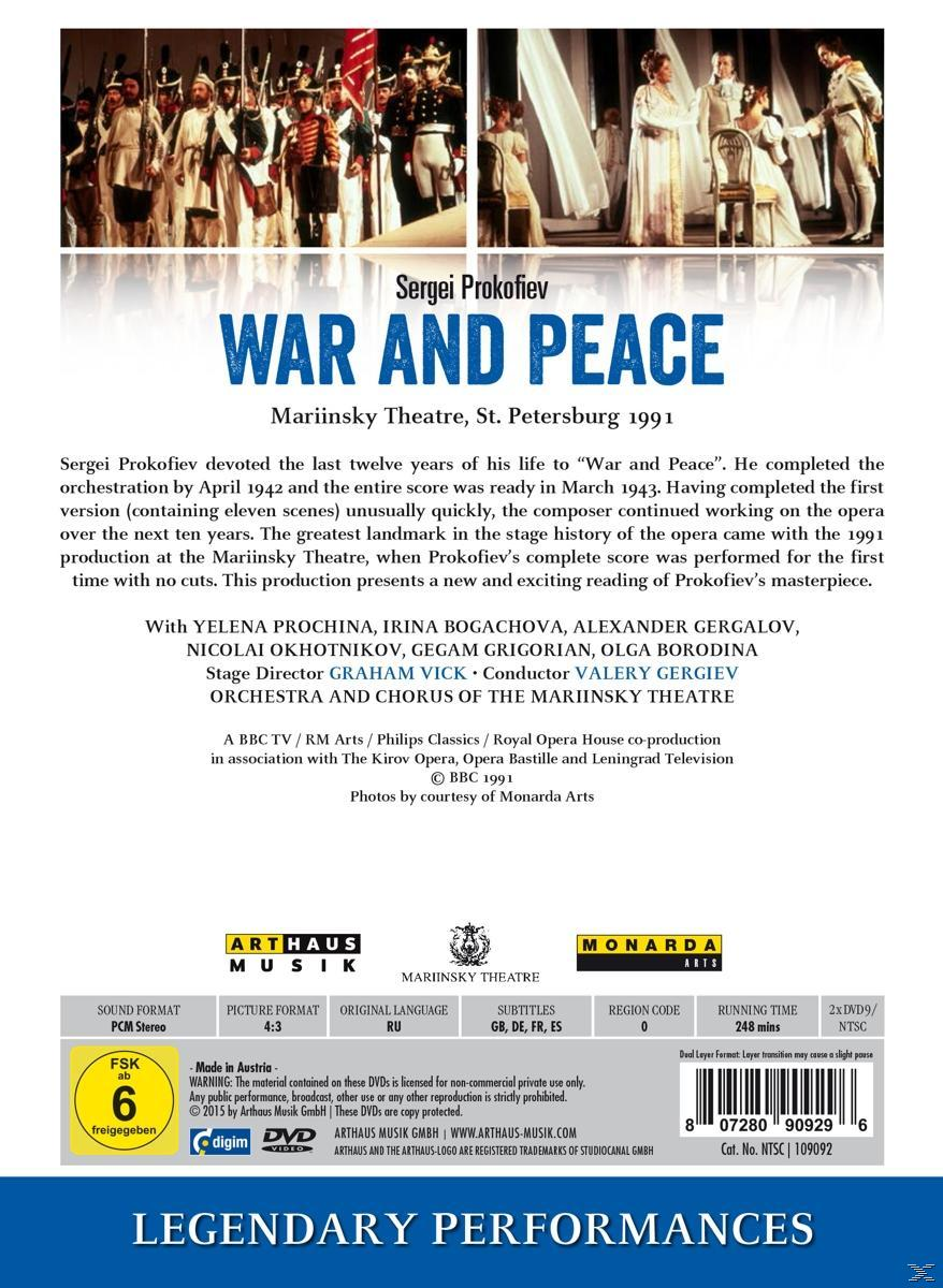 Alexander Gergalov, Elena Prokina, Gegam Grigorian, Olga Borodina, Vassily Gerelo, Kirov Orchestra - Krieg Und Frieden  - (DVD)