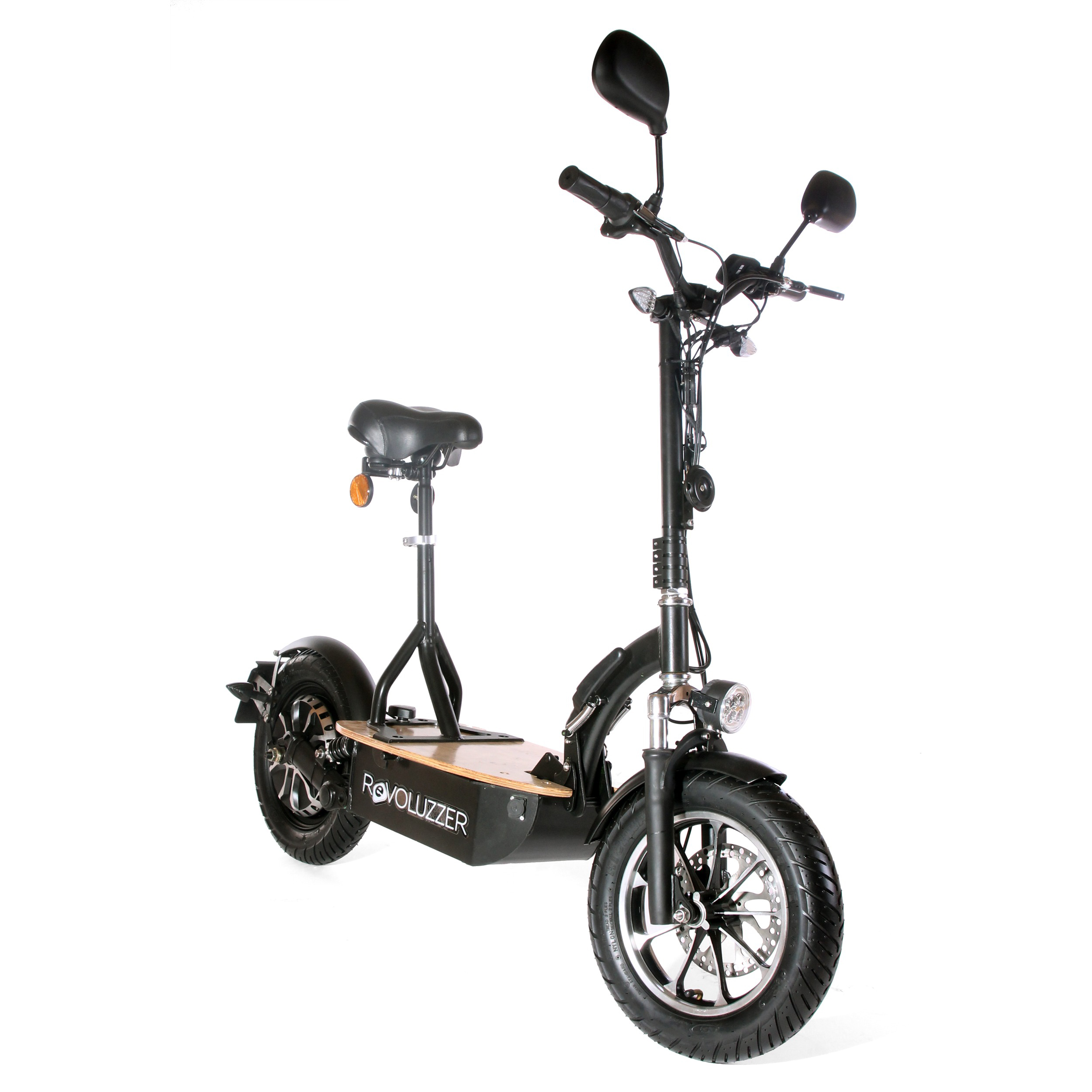 FORCA SPORT REVOLUZZER-45 E-Scooter (14 Zoll, Schwarz)