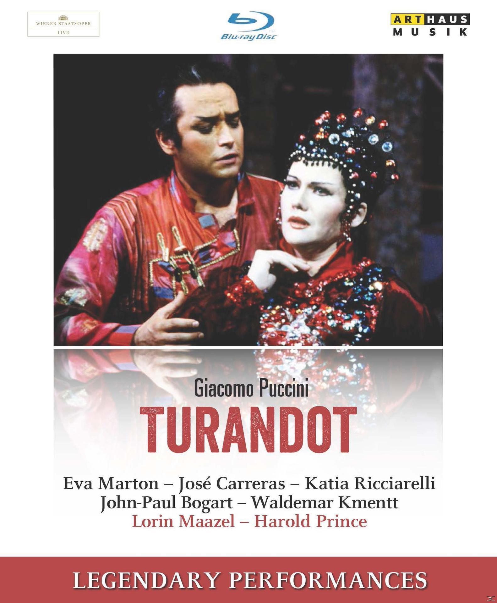Marton/Carreras/Ricciarelli/Bogart/Maazel - Turandot - (Blu-ray)
