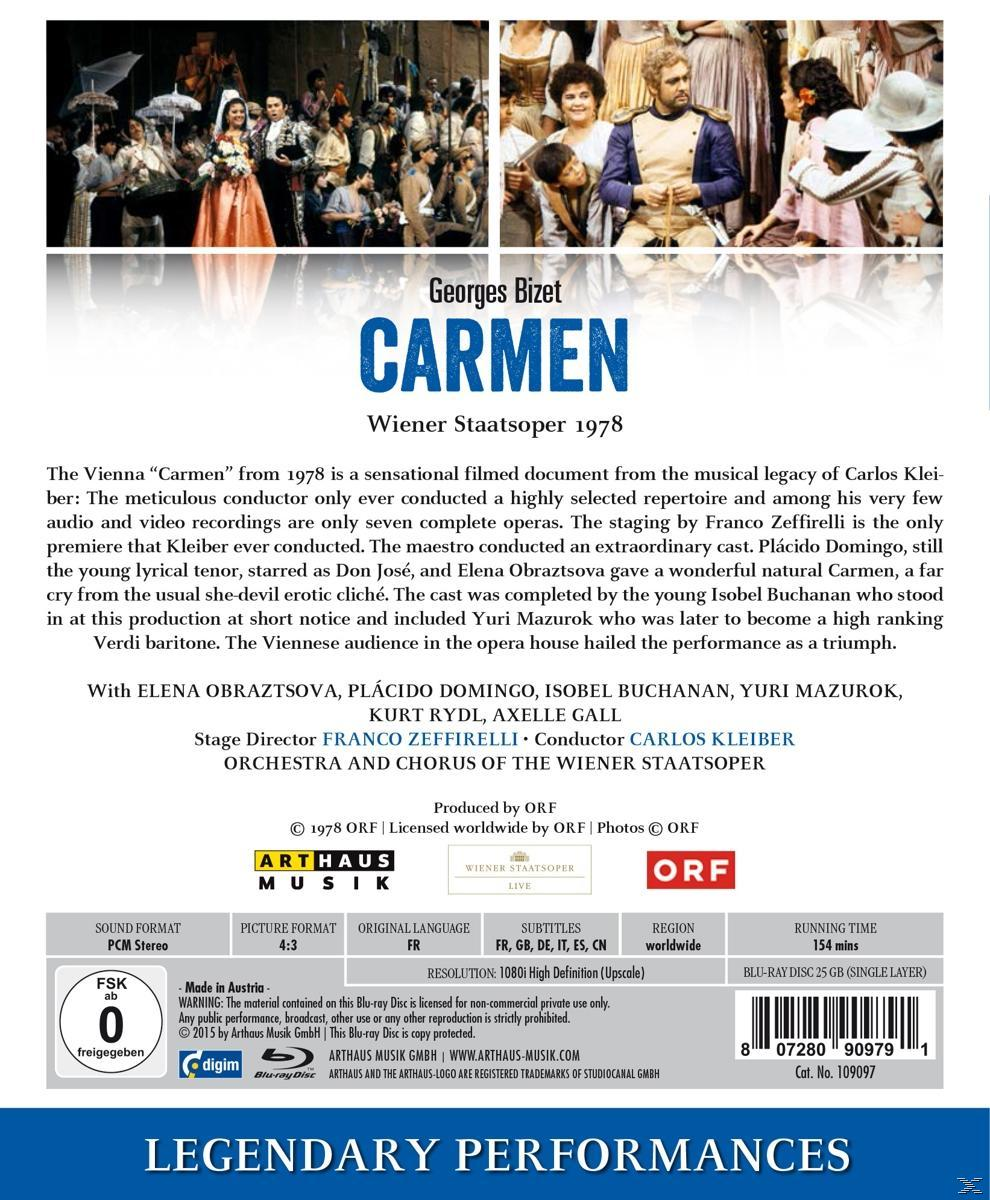 Obraztsova/Domingo/Buchanan/Mazurok/Kleiber/+ - Carmen  - (Blu-ray)