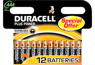 DURACELL Plus Power AAA 12-pack - Batterier