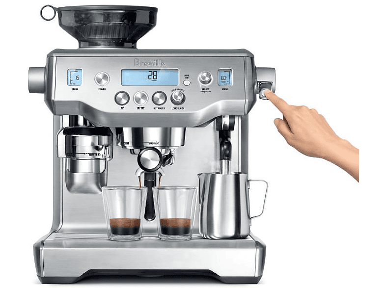 イタリア　【変圧器とグラインダー付き】Breville Barista BREVILLE BES 980 Çift Kazan Espresso Makinesi Fiyat & Özellik