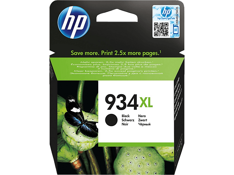 HP 934XL Zwart (C2P23AE)
