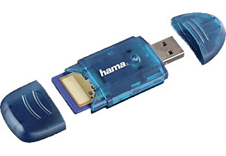 HAMA USB kék kártyaolvasó (114730)