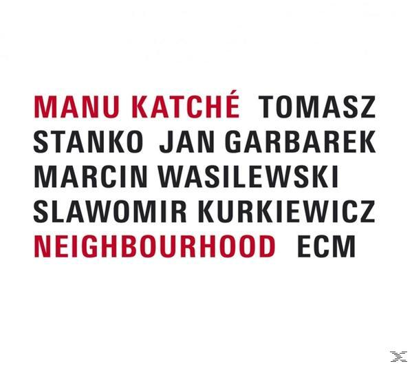 Text auf weißem Hintergrund mit Namen: Manu Katché, Tomasz Stanko, Jan Garbarek und andere.