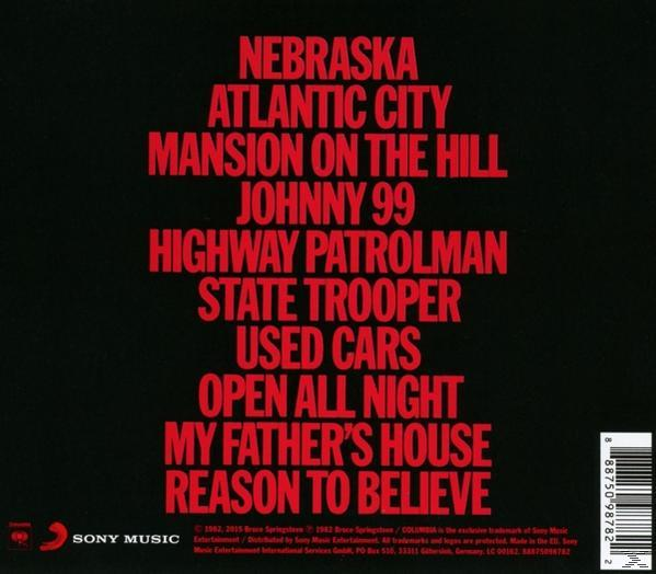 - - Nebraska Bruce Springsteen (CD)
