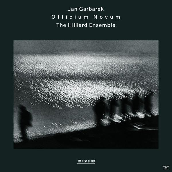 Albumcover: Jan Garbarek Album, schwarzer Hintergrund mit verschwommenen Figuren.