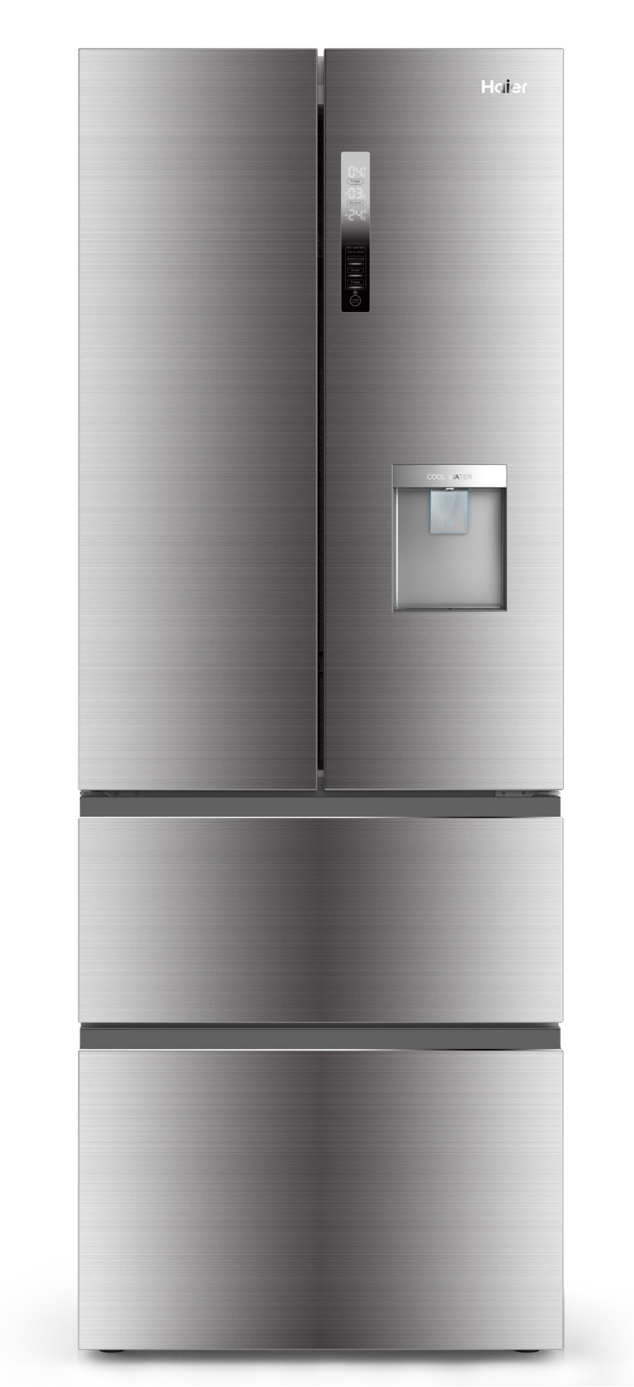 HAIER B3FE-742CMJW Kühlgefrierkombination (458 l, E, 1905 mm hoch, Front Edelstahl)