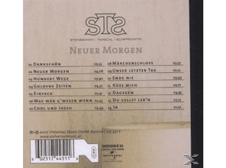Thumbnail - Sts - Neuer Morgen (CD)