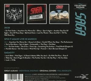 Saga - Collector's Package-20/20/Spin It Again Live/  - (CD)