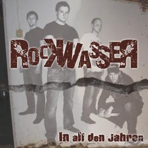 Band ROCKWASSER, vier Männer in Hemden und Jeans. Text: Rockwasser, In allen Jahren.