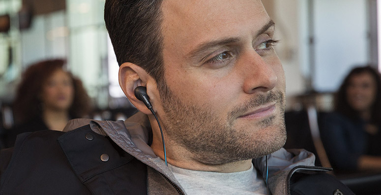 BOSE QUIETCOMFORT 20 ZWART (SAMSUNG) In-ear Oordopjes met Ruisonderdrukking Zwart