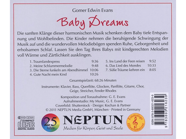 Thumbnail - Gomer Edwin Evans - Baby Dreams (CD)
