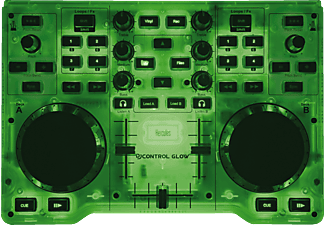 HERCULES Hercules DJControl Glow - Controller DJ - alimentato via USB - verde - Controllore DJ (Verde)