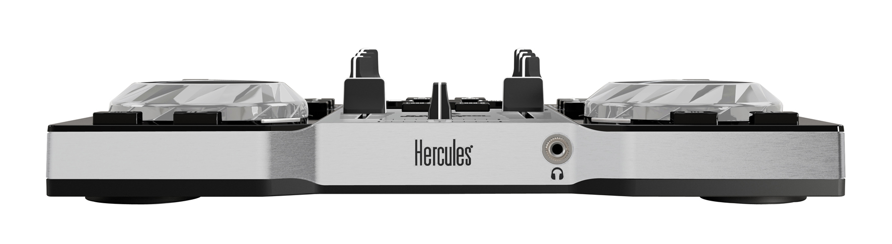 HERCULES DJ Control Instinct S Series DJ Controller, Schwarz/Silber