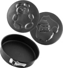 Springform Set Backform Weihnachtsmann und Bär Ø 26 cm