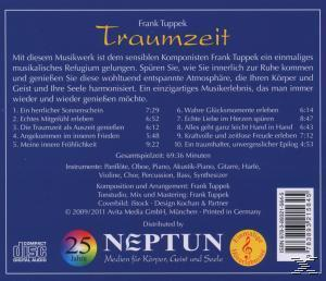 CD-Cover in Blau mit Text zum Album, Tracklist und einem Logo mit Sonne und Stern.
