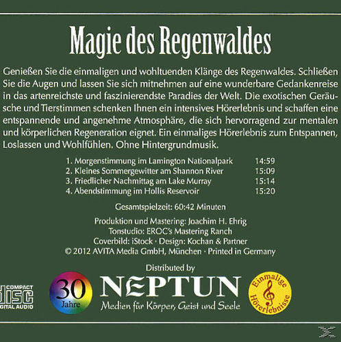 Natur & Eroc - Magie Des Regenwaldes  - (CD)