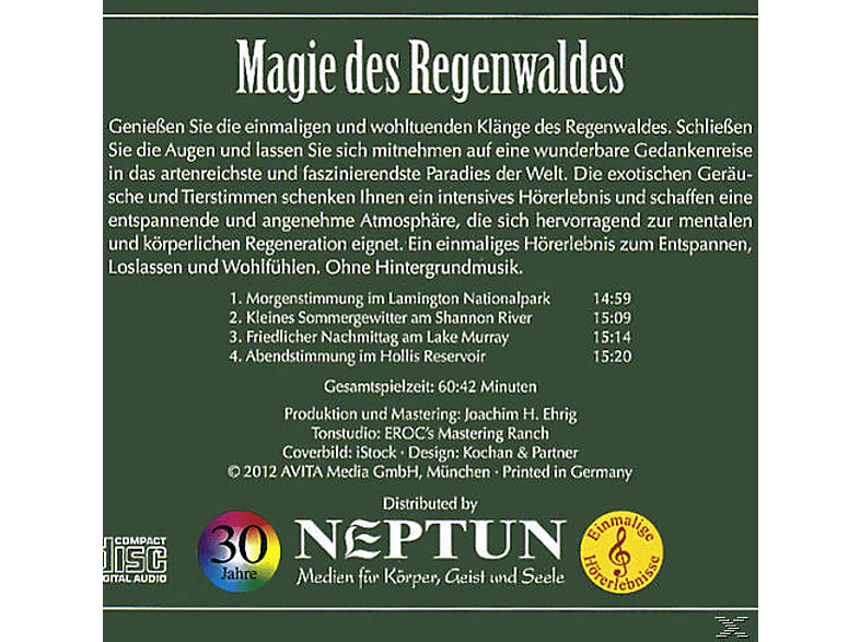 Thumbnail - Natur & Eroc - Magie Des Regenwaldes (CD)