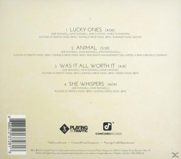 Dunwells The - Lucky Ones  - (CD)