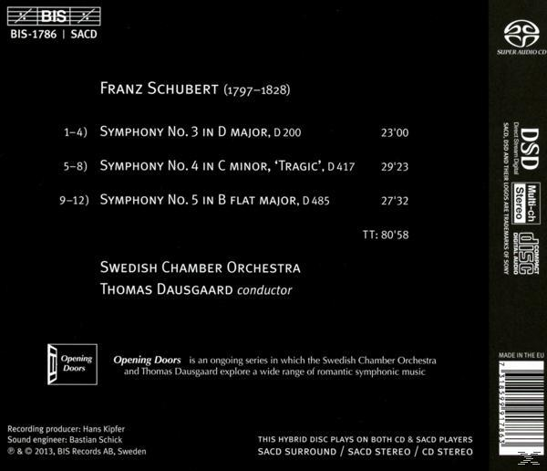 Swedish Chamber Orchestra - Sinfonien 3 bis 5  - (SACD Hybrid)