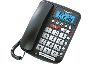 CONCORDE 5030 asztali telefon időseknek, fekete színben