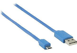 VALUELINE VLMP60410L1.00 USB A - USB Micro B 1m Bağlantı Kablosu Mavi