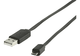 VALUELINE VLMP60410B1.00 USB A - USB Micro B 1m Bağlantı Kablosu Siyah