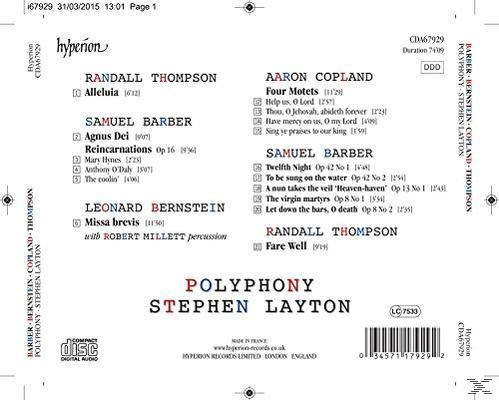 Stephen Layton, Polyphony - American Polyphony  - (CD)
