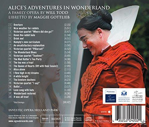 Opera Holland Park - Alice's Adventures In Wonderland  - (CD)
