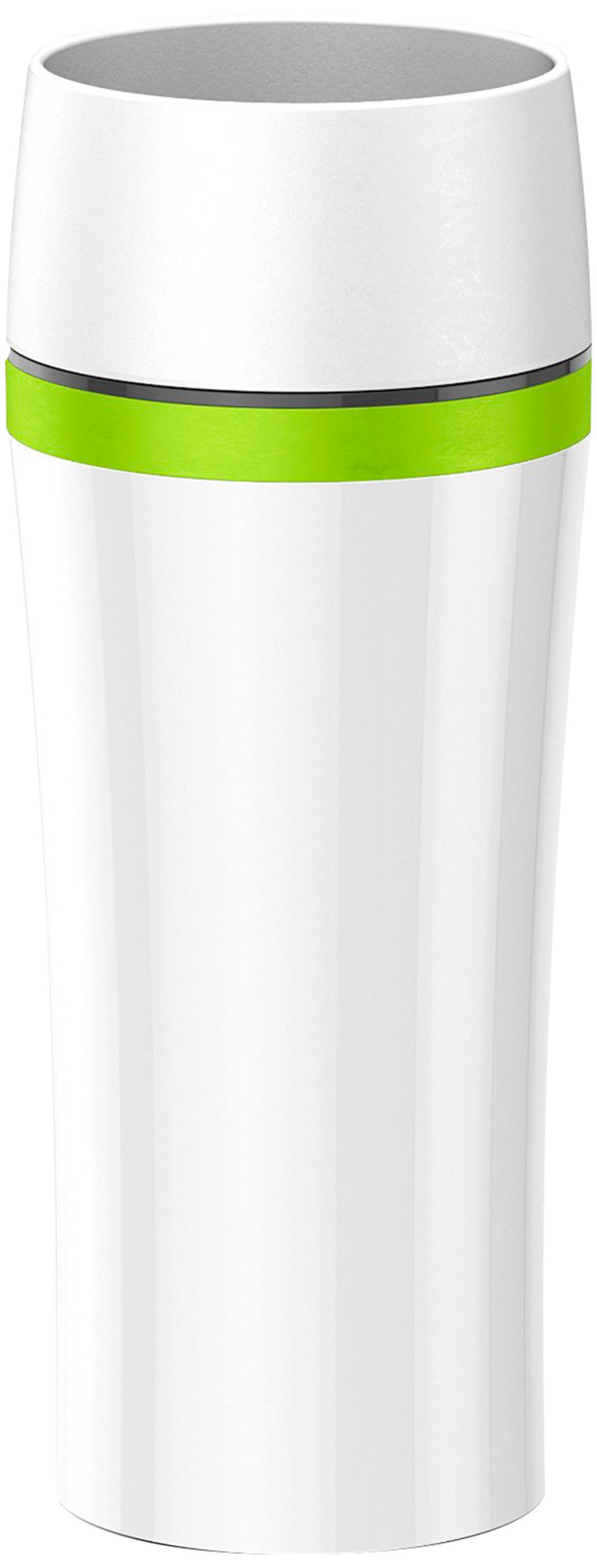 EMSA 514176 Travel Mug Fun Thermobecher Weiß/Grün/Schwarz