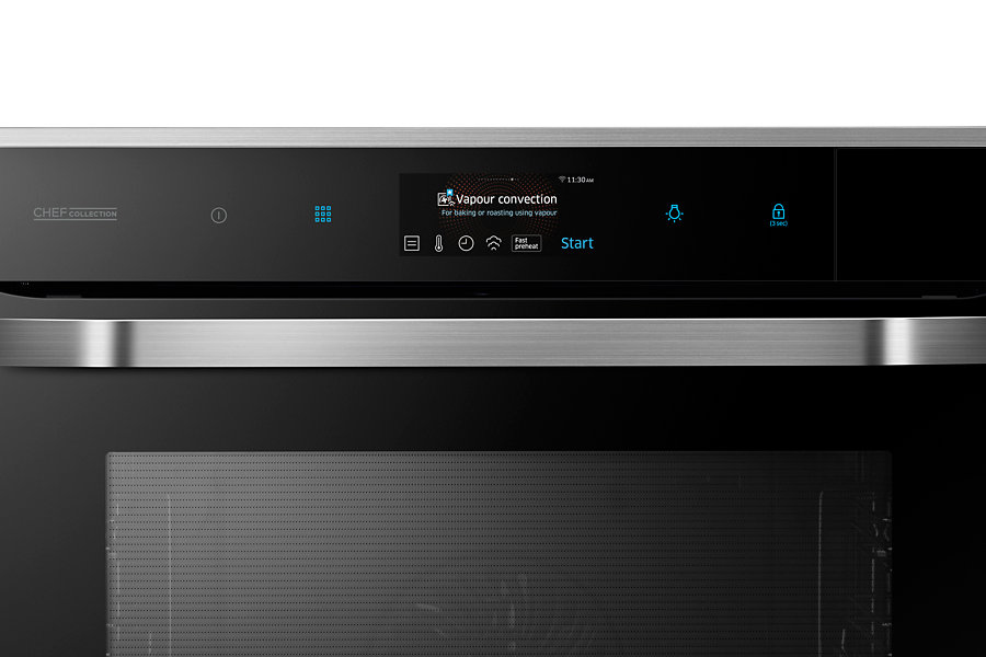SAMSUNG NV73J9770RS/EG, Backofen (Einbaugerät, 73 l, 595 mm breit)