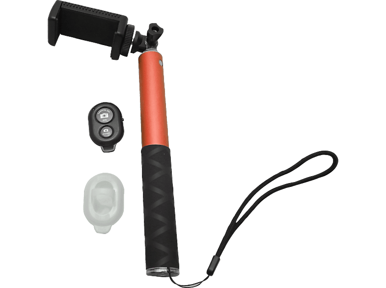 ULTRON 17222 Selfie Stick Selfie Stick, Orange/Gold Aluminium