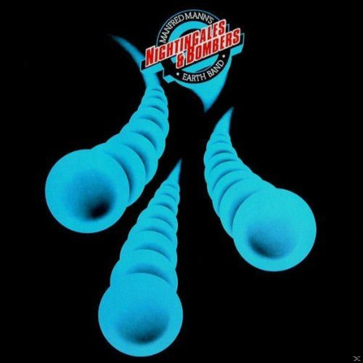 Albumcover: Blaue, leuchtende Formen mit Text auf schwarzem Hintergrund.