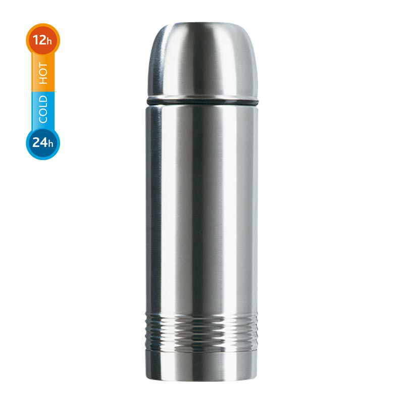 EMSA Silber 618501600 Isolierflasche Senator