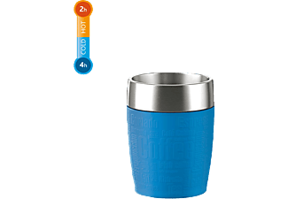 EMSA TRAVEL CUP - Gobelet isotherme (Bleu translucide)