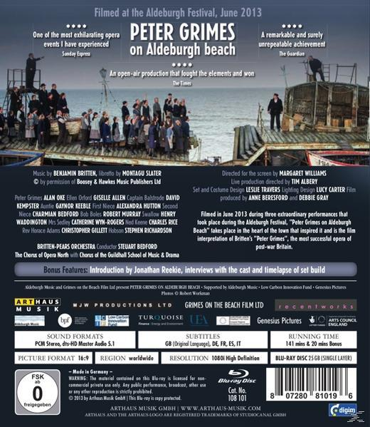 Oke/Allen, Bedford/Oke/Allen/Britten-Pears Aldeburgh Peter On (Blu-ray) Orchestra Grimes - - Beach