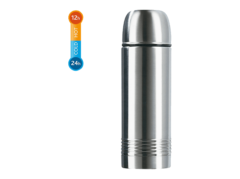 Emsa Senator Sleeve Thermosfles 1 Liter Rood - 100% Lekdicht Met Safe Loc Sluiting