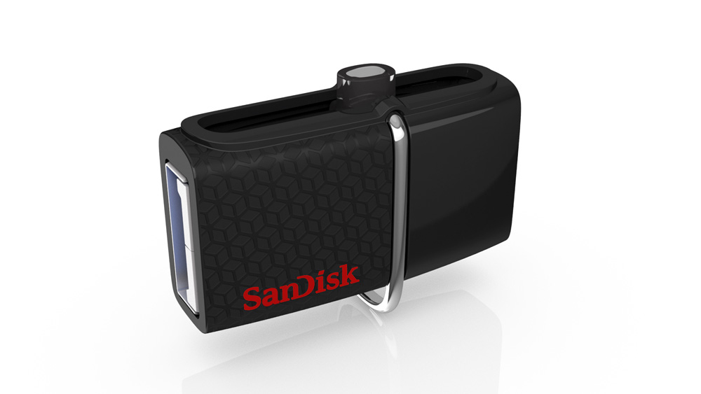 SANDISK Ultra ® Dual Micro-USB + USB Stick, 32 GB, Schwarz